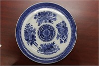 A Chinese Export Blue and White Plate