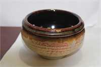 A Japanese Signed Studio Pottery Bowl