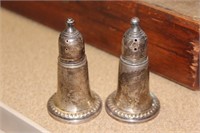 Pair of Sterling Salt and Pepper Shakers