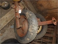 OLD FARM EQUIPMENT WHEELS SELLING AS IS