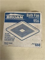 New Broan bath fan