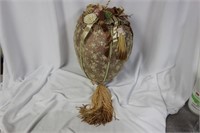 A Cloth Dragon Egg - Shaped Hanging Ornament