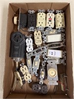 Lot of electrical outlets and switches