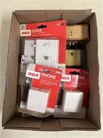 Lot of phone and coax boxes