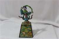 A Chinese Enamel on Metal Bell