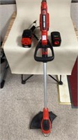 Black and Decker 18v trimmer with 3 batteries