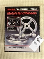 New Craftsman metal hand wheels for table saws