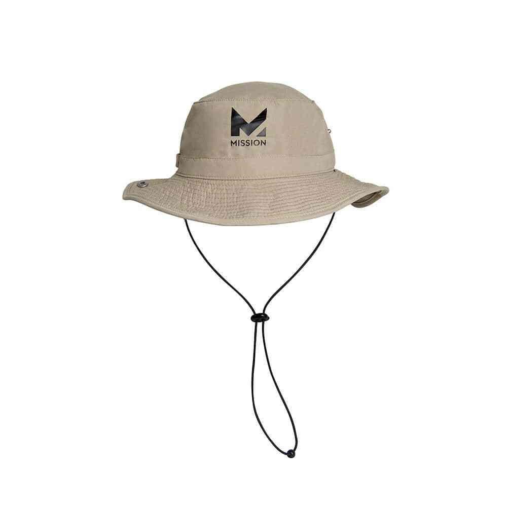 $20  Unisex Khaki Poly Cooling Bucket Hat  Hydro