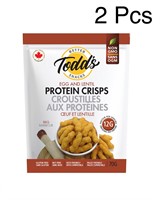 2 Pack Todd's Better Snacks Protein Crisps Egg and