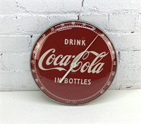 Vintage 12" Coca Cola Round Thermometer
