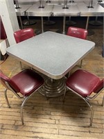 36"x36" Dining Table w/ 4 Chairs