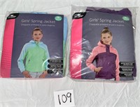 Crane Girls Spring Jackets (2) Size 7/8