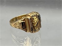 10k gold 1954 class ring