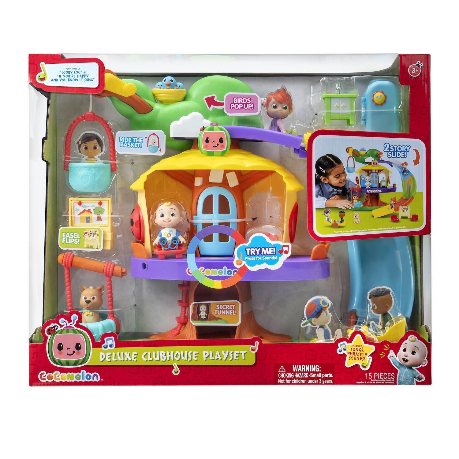 $55  CoComelon Deluxe Clubhouse Playset
