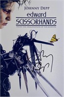 Autograph Signed Edward Scissorhands Photo