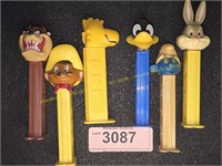 (6) Vintage PEZ DIspensers