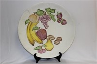 A Decorative Ceramic Fruit Plate