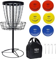 Disc Golf Basket Target 24-Chain Portable Disc