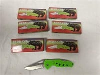 Six NEW Bear Cub Knives - Boxed