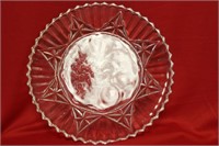 A Pressed Glass Plate