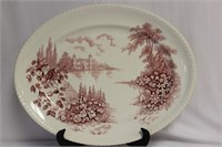 A Porcelain Johnson Bros Plate