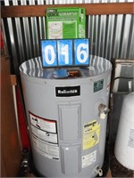 Unused Reliance 38gal Electric Water Heater
