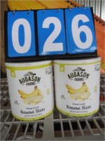 Augason Farms 2 LB Banana Slices x2