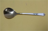 A Norway Sterling Enamel Spoon