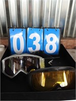 2 Pair Snowboarding Goggles