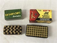 Reminton 22 Subsonic & 22 Aguila Super Extra Ammo
