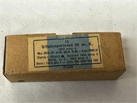German WWII 9MM Luger Boxed Ammo - Sealed