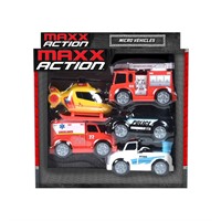 $7  Maxx Action Micro Maxx Street Vehicles Playset