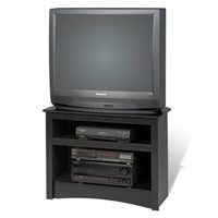 $120  Prepac - Corner TV Stand Up to 32 - Black