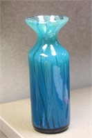Signed Molina Art Glass Vase
