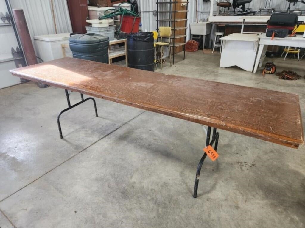 8' Wood Table