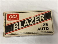 CCI Blazer 25 ACP Ammo - Full Box - 50 Rds
