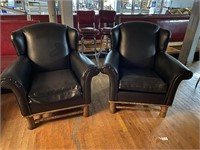 1- Leather Lounge Chair
