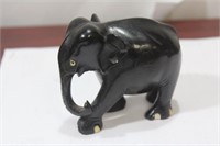A Woden Elephant Figurine