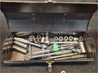 Toolbox of Stanley 3/8" Sockets & Ratchets