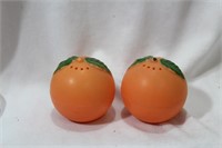 A vintage Hong Kong Salt and Pepper Shakers