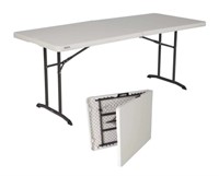 Lifetime - 6' Ft White Foldable Tables (In Box)