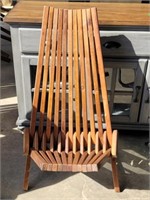 Melino - Foldable Wood Beach Chair (In Box)