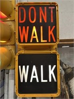 ELECTRIC LIGHTED DON’T WALK / WALK SIGN