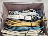 6 - 50' Power Cords + Power Strips