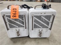 2 - Comfort Glow 1500W Electric Heaters