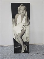 Marilyn Monroe B&W canvas Poster 80'S
