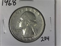 1968 Washington Quarter