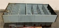 (2) Metal Organizer Cabinets