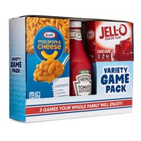 $20  Variety Game Pack: Kraft  HEINZ  & JELL-O