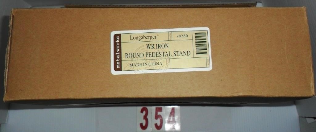 78280 Wrought Iron Round Pedestal Stand